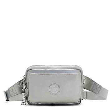 Kipling Abanu Multi Metallic Convertible Crossbody Bag Çanta Gümüş | TR 1176KO